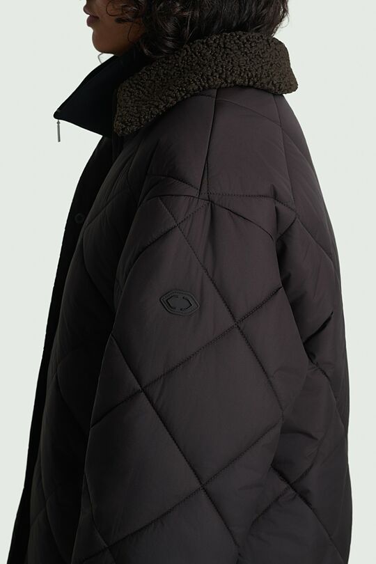 Oversized jacket with synthetic insulation 3 | BROWN | Audimas
