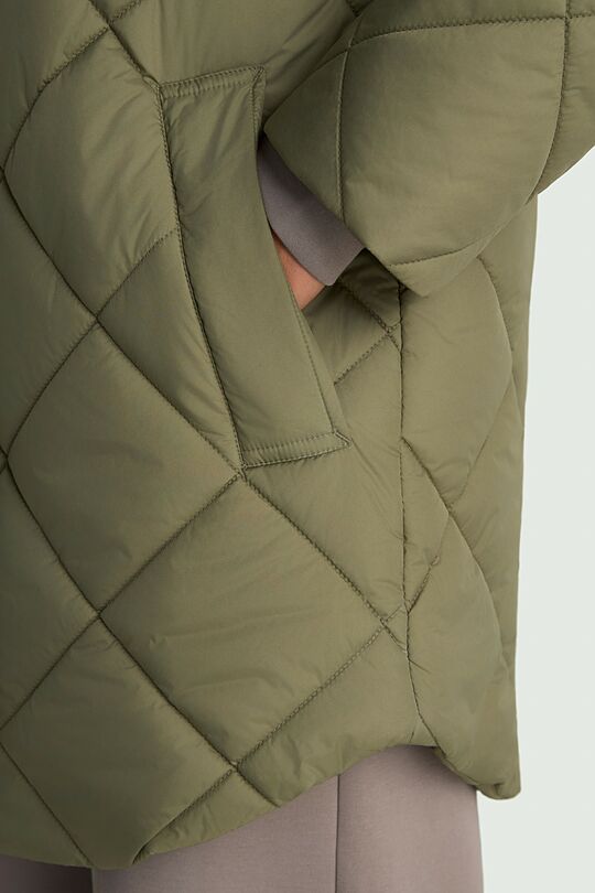 Oversized jacket with synthetic insulation 5 | GREEN | Audimas