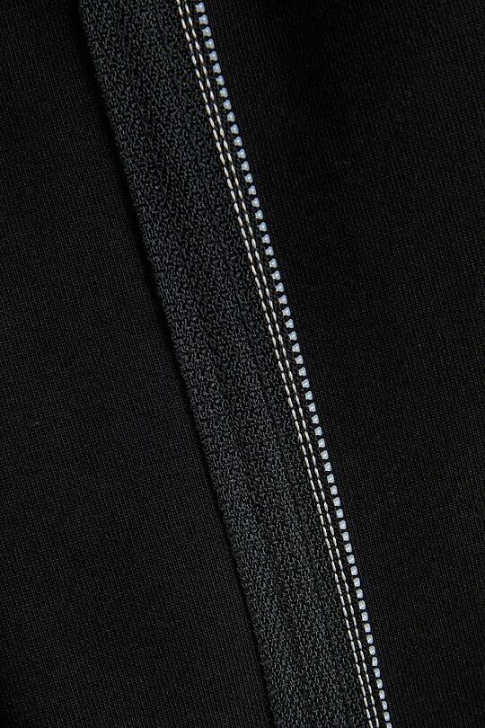 Cotton interlock bomber jacket 5 | BLACK | Audimas