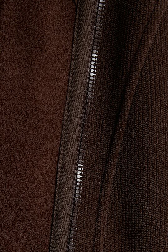 Velour bomber jacket 5 | BROWN | Audimas