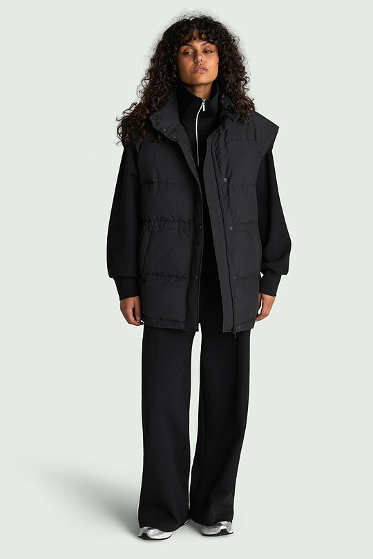 Oversized down vest 8 | BLACK | Audimas