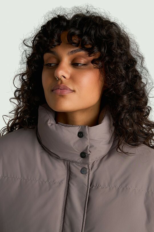 Oversized down vest 5 | Cream | Audimas