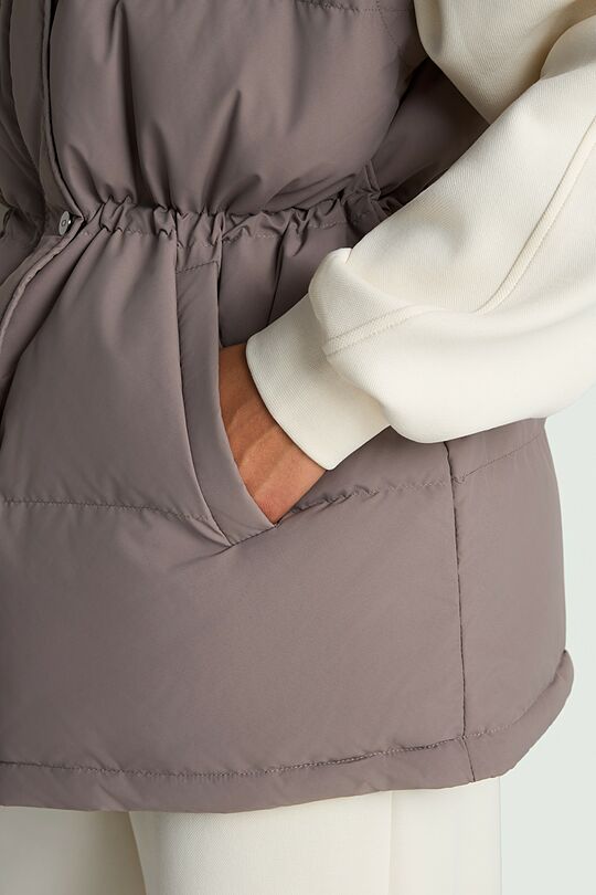 Oversized down vest 6 | Cream | Audimas
