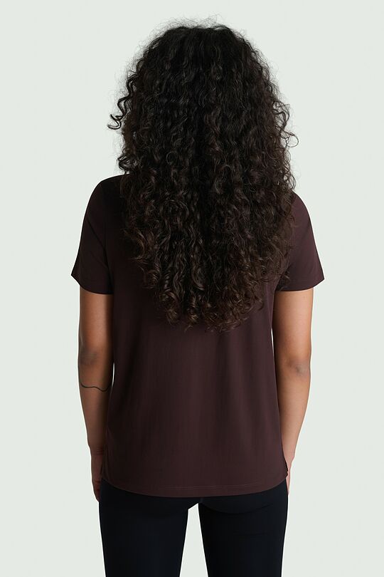 Lightweight synthetic T-shirt 2 | BROWN | Audimas
