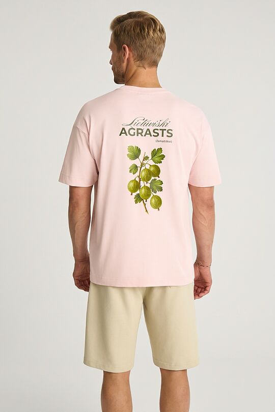 Short sleeves cotton T-shirt "Gooseberry" 6 | PINK | Audimas
