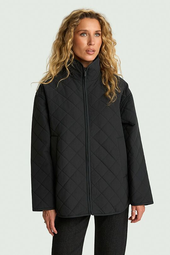 Quilted jacket with synthetic insulation 3 | BLACK | Audimas