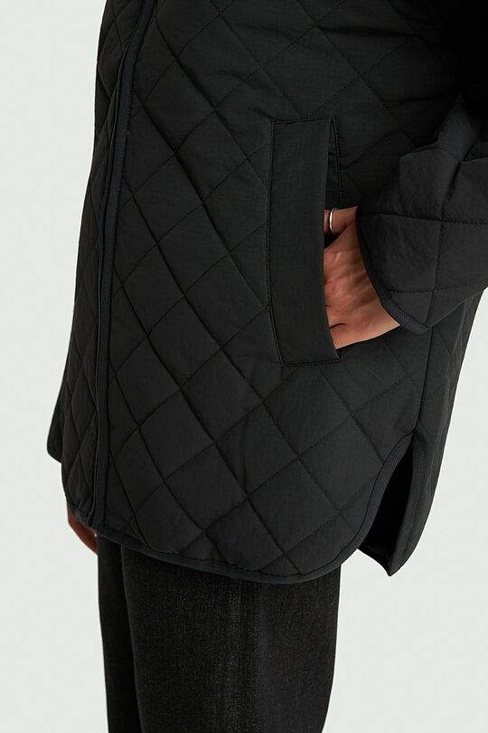 Quilted jacket with synthetic insulation 6 | BLACK | Audimas