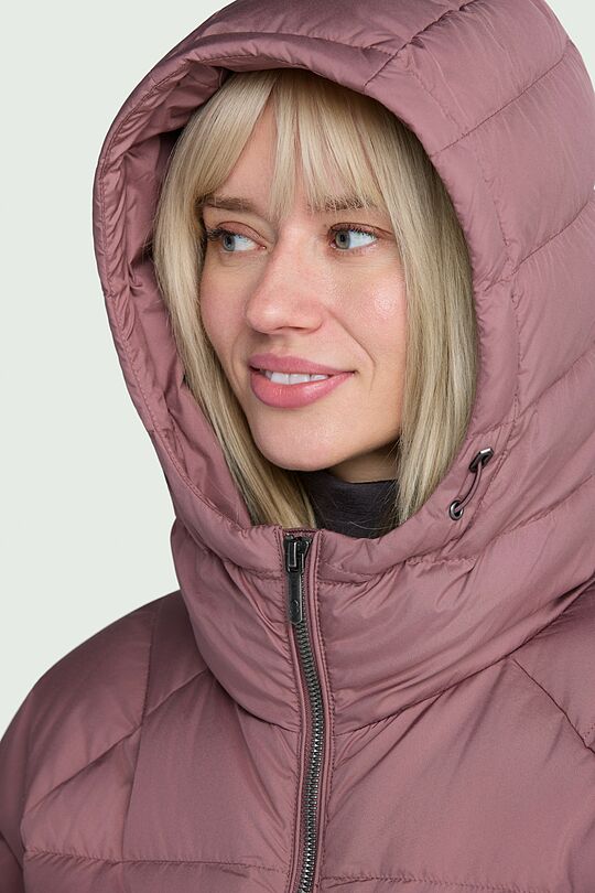 Short light down coat 4 | PINK | Audimas