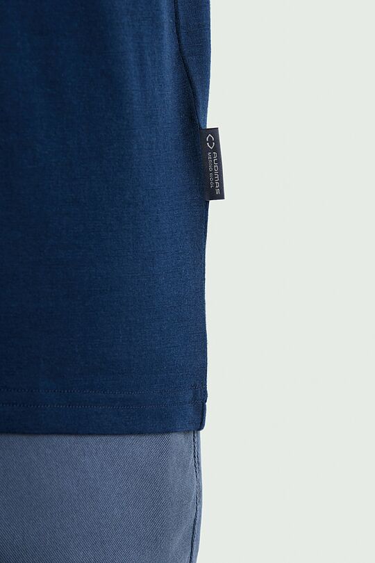 Lightweight merino wool T-shirt 3 | Dark blue | Audimas