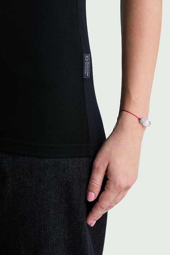 Lightweight merino wool T-shirt 3 | BLACK | Audimas