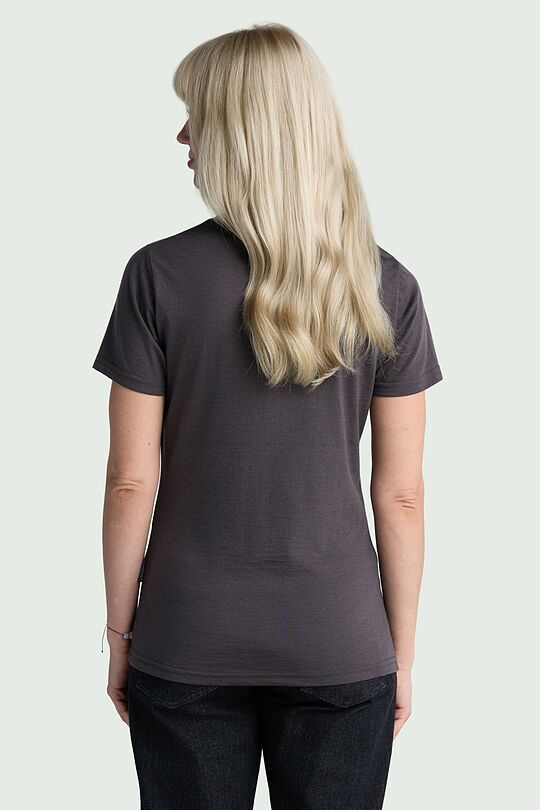 Lightweight merino wool T-shirt 2 | BROWN | Audimas