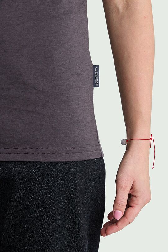 Lightweight merino wool T-shirt 3 | BROWN | Audimas