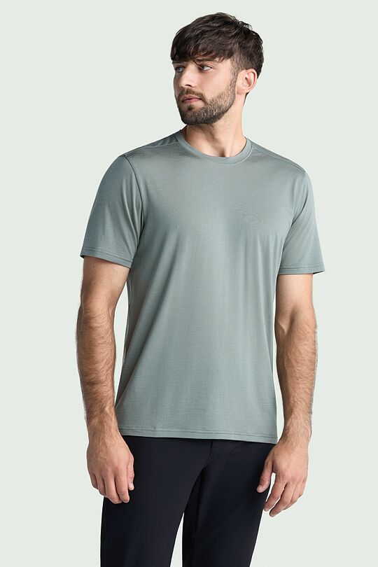 Lyocell and merino wool blend T-shirt 1 | GREEN | Audimas
