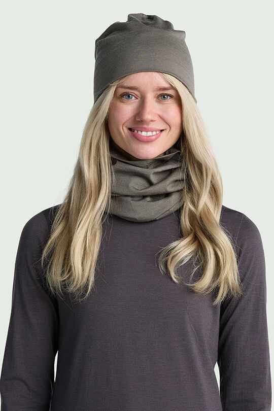 Lightweight merino wool beanie 1 | BROWN | Audimas