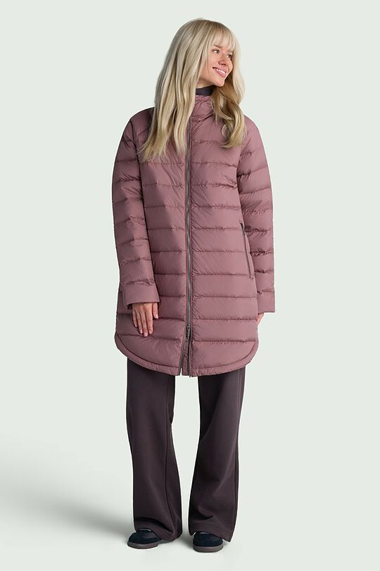 Short light down coat 1 | PINK | Audimas