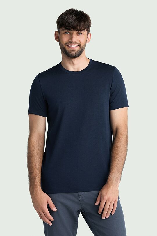 Lightweight merino wool T-shirt 1 | Dark blue | Audimas