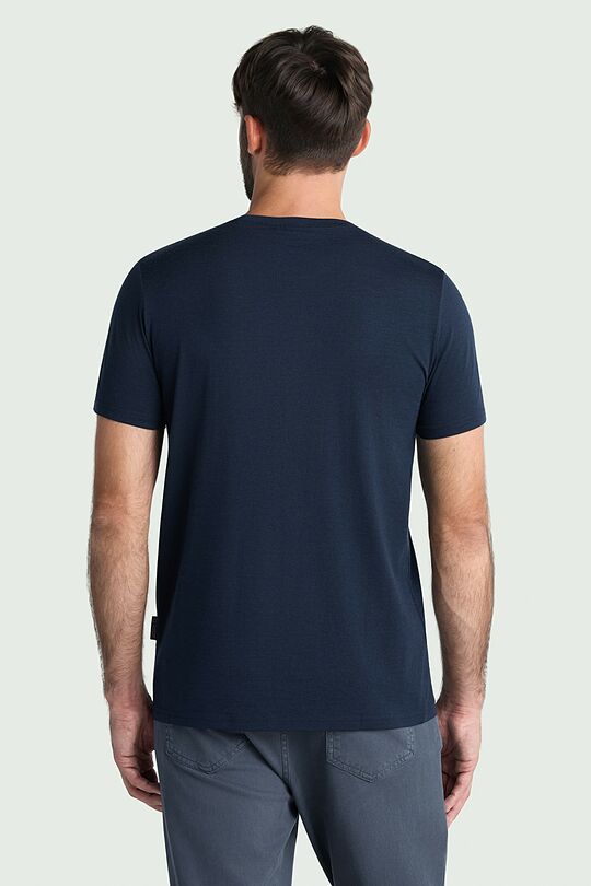 Lightweight merino wool T-shirt 2 | Dark blue | Audimas