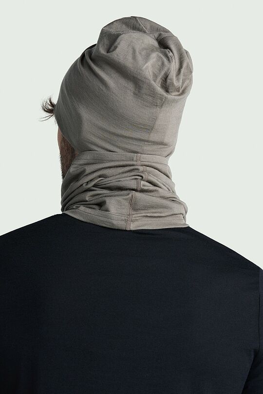 Lightweight merino wool beanie 5 | BROWN | Audimas