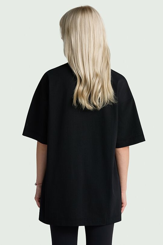 Short sleeves cotton T-shirt „Žemaitė“ 3 | BLACK | Audimas