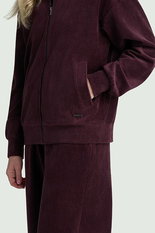 Full-zip velour jacket 3 | PURPLE | Audimas