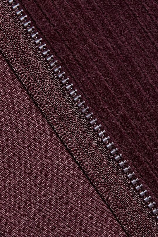 Full-zip velour jacket 4 | PURPLE | Audimas
