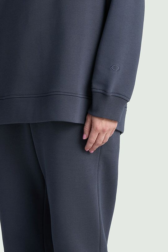 Cotton fleece hoodie 3 | DARK GREY | Audimas