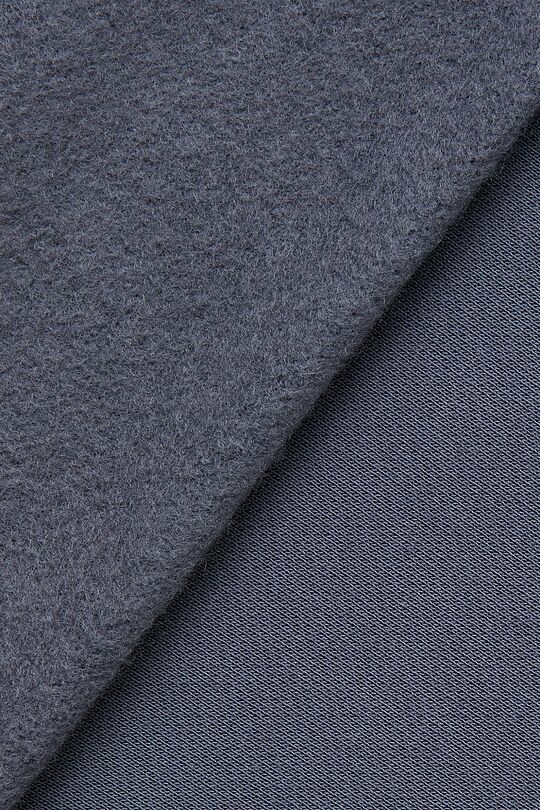 Cotton fleece hoodie 4 | DARK GREY | Audimas