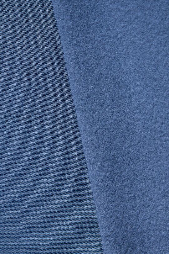 Cotton fleece crewneck sweatshirt 4 | BLUE | Audimas