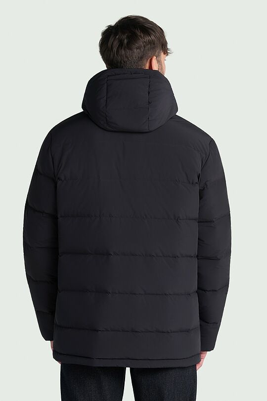 Down jacket with hood 3 | BLACK | Audimas