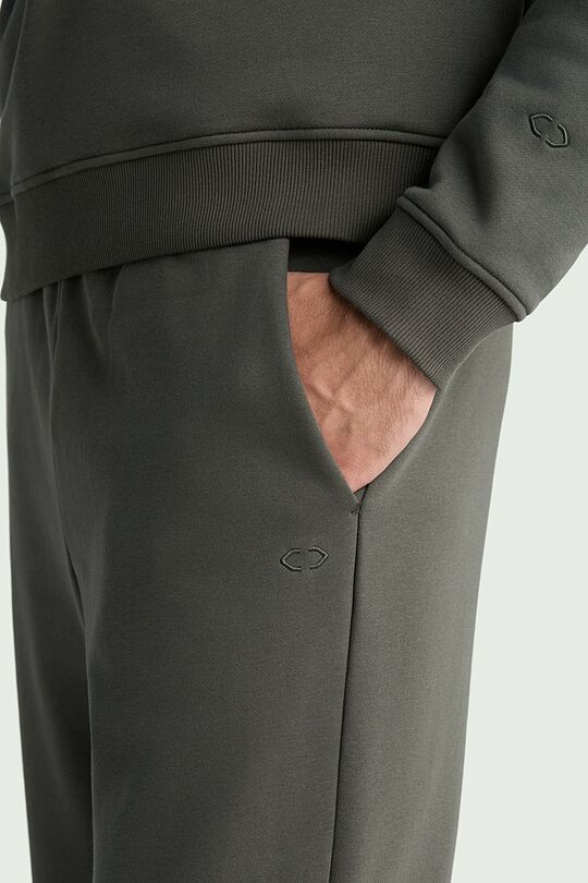Cotton fleece sweatpants 4 | CHAKI | Audimas