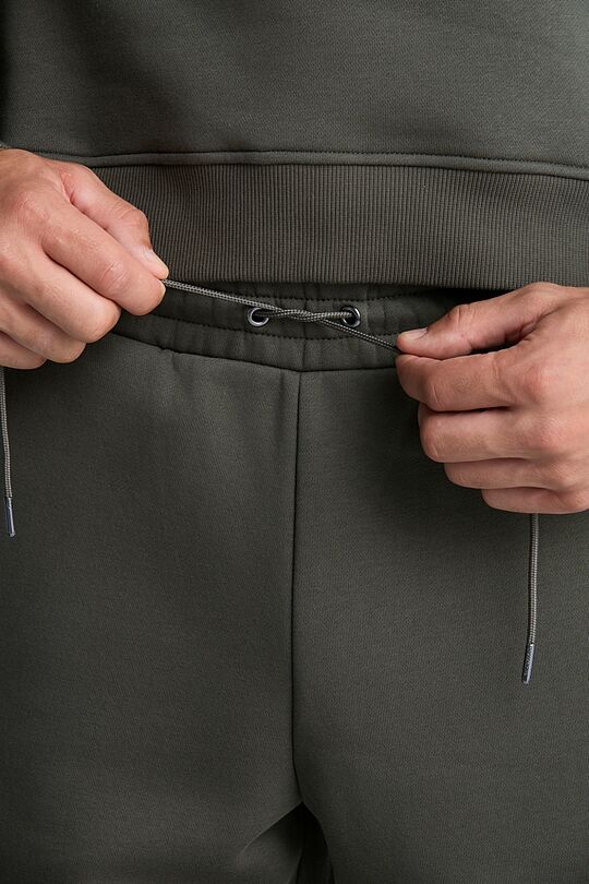 Cotton fleece sweatpants 5 | CHAKI | Audimas