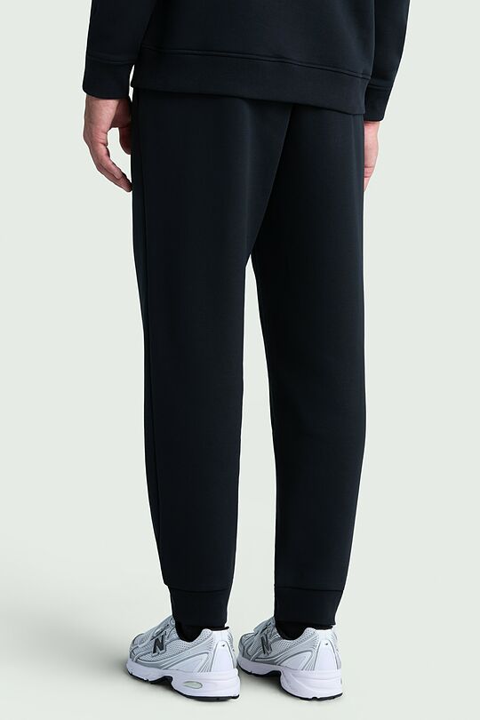 Cotton fleece sweatpants 3 | BLACK | Audimas
