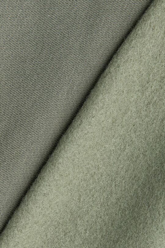 Cotton fleece hoodie 4 | GREEN | Audimas