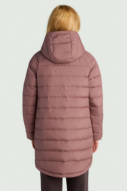 Short light down coat 4 | PINK | Audimas