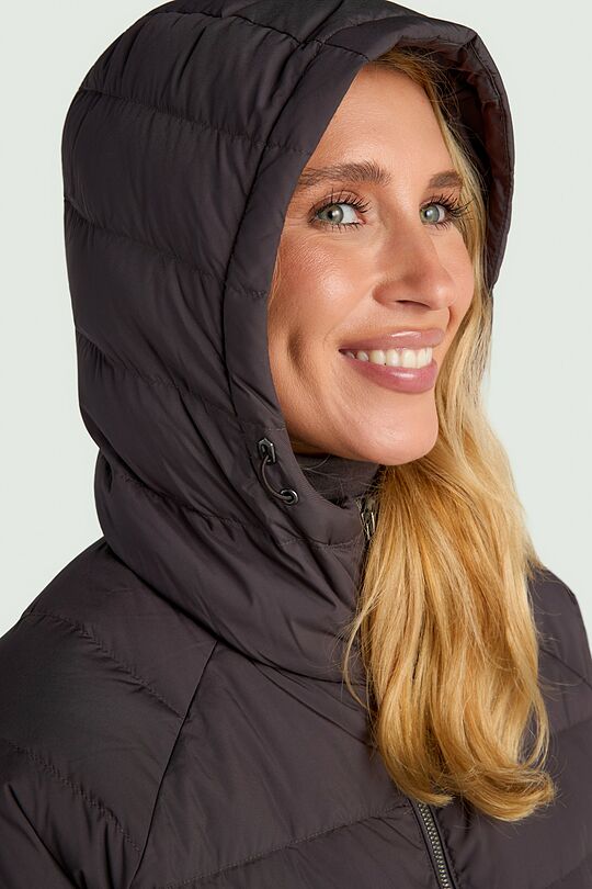 Short light down coat 5 | BROWN | Audimas