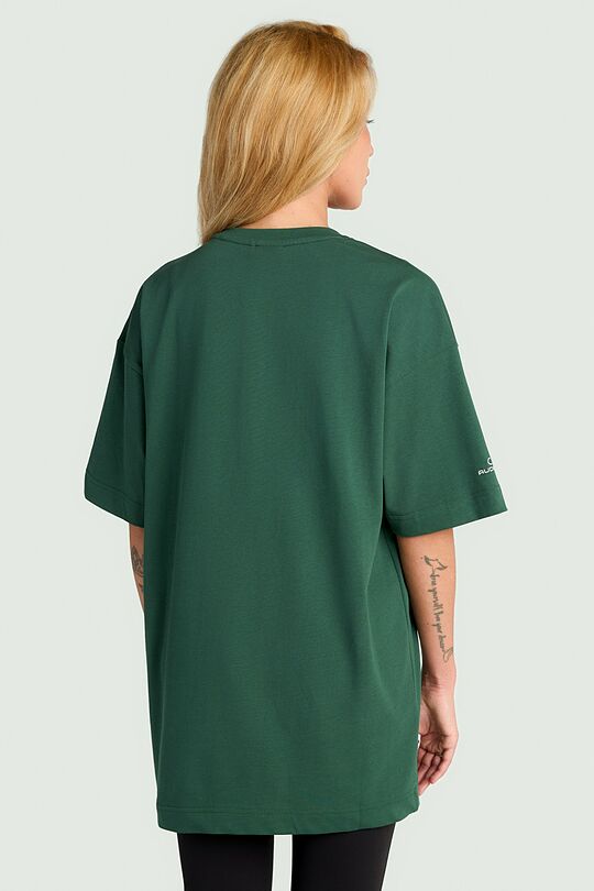 Short sleeves cotton T-shirt "Fighting Spirit" 5 | GREEN | Audimas