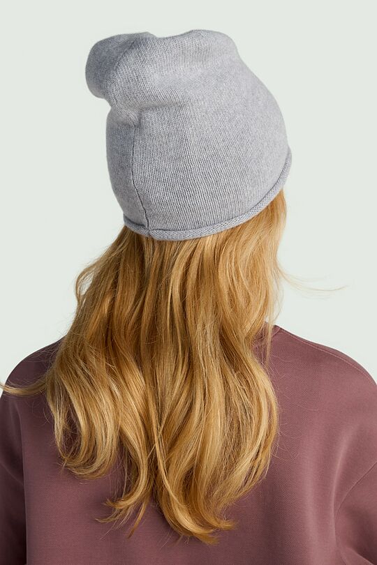 Merino wool hat with cashmere 2 | GREY | Audimas