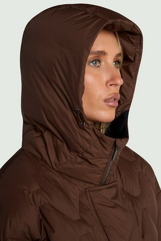Oversized down coat 4 | BROWN | Audimas