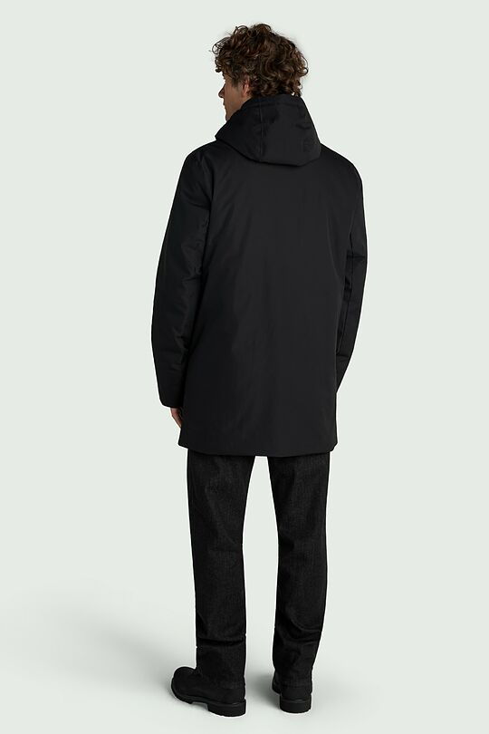 Elongated jacket with synthetic insulation 4 | BLACK | Audimas