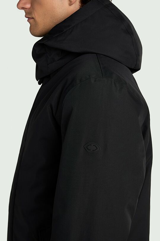 Elongated jacket with synthetic insulation 5 | BLACK | Audimas
