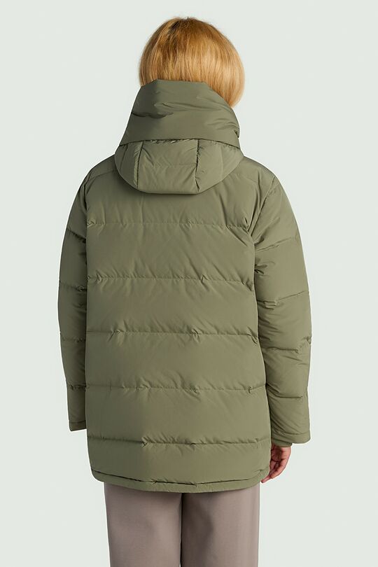 Down jacket with hood 4 | Green | Audimas