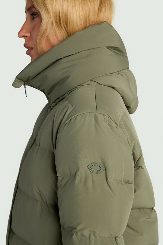 Down jacket with hood 6 | Green | Audimas
