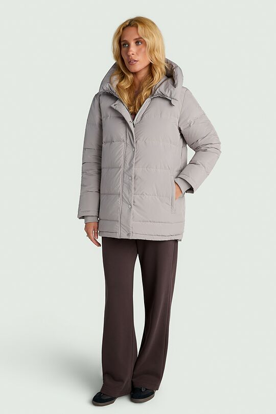 Down jacket with hood 8 | Cream | Audimas