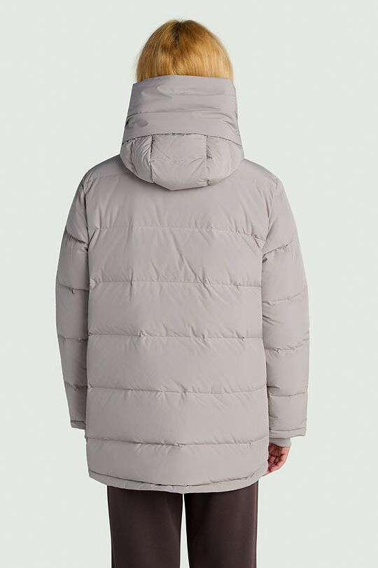Down jacket with hood 3 | Cream | Audimas