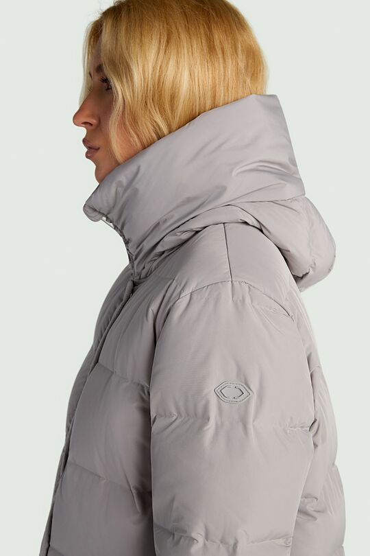 Down jacket with hood 5 | Cream | Audimas