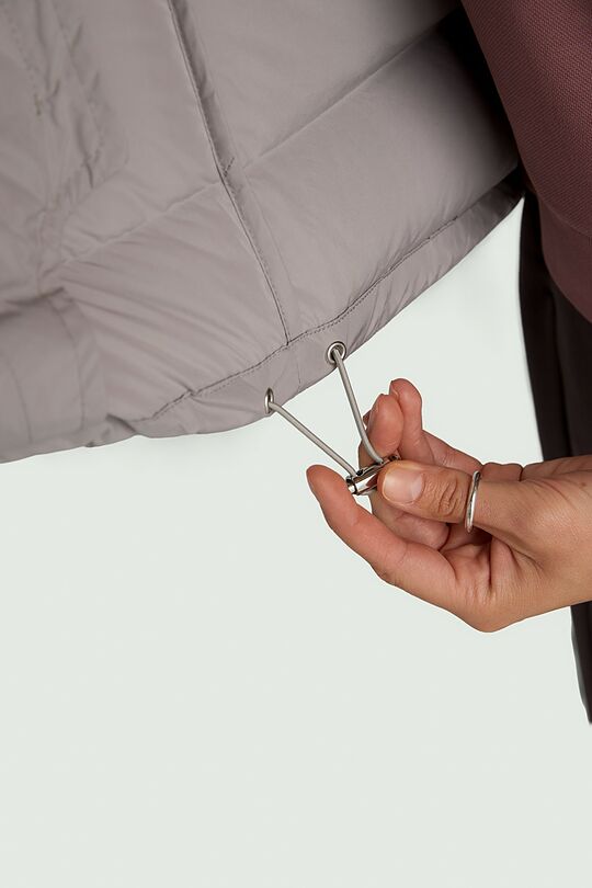 Down jacket with hood 7 | Cream | Audimas