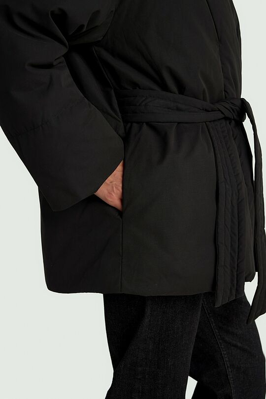 Wrap down jacket 4 | BLACK | Audimas