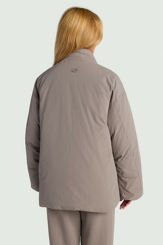 Wrap down jacket 4 | Cream | Audimas