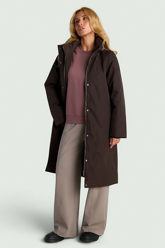 Coat with membrane and  synthetic insulation 1 | BROWN | Audimas