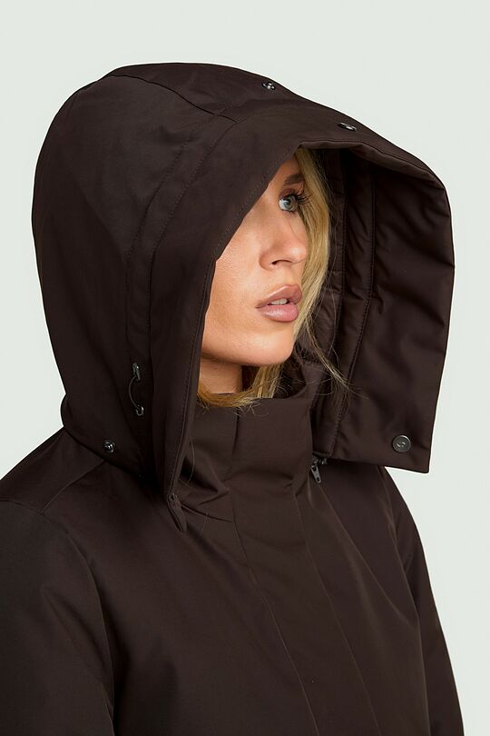Coat with membrane and  synthetic insulation 5 | BROWN | Audimas